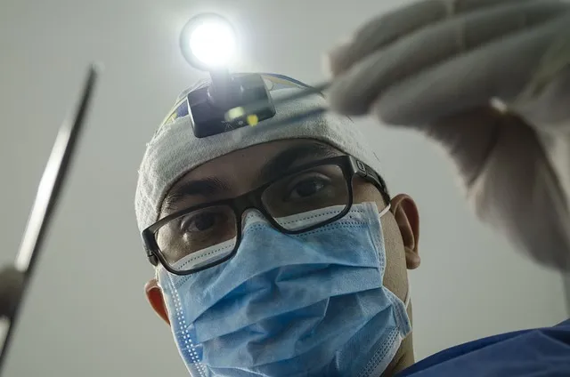 dentist doing surgery