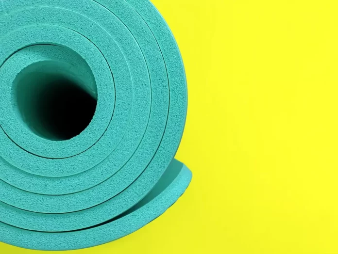 yoga and exercise mat